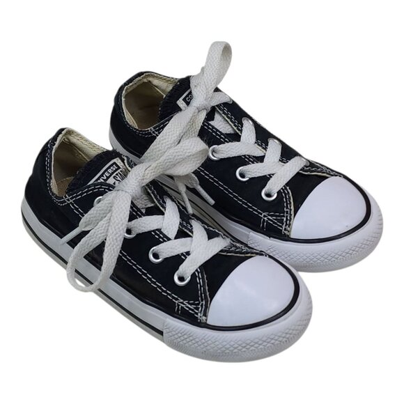 Converse All Star Brown Toddler Infants Shoes Size 9 Low Top  7.5" Long - Picture 1 of 10